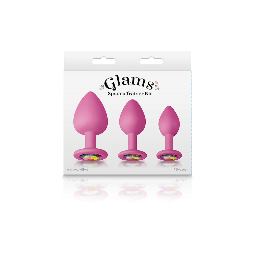 Glams Spades Trainer Kit Pink | 657447102844 | Available at EroticWarehouse.com