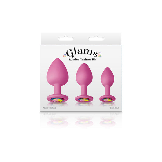 Glams Spades Trainer Kit Pink | 657447102844 | Available at EroticWarehouse.com