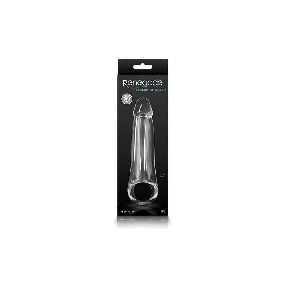 Renegade Fantasy Extension Sm Clear | 657447102882 | Available at EroticWarehouse.com