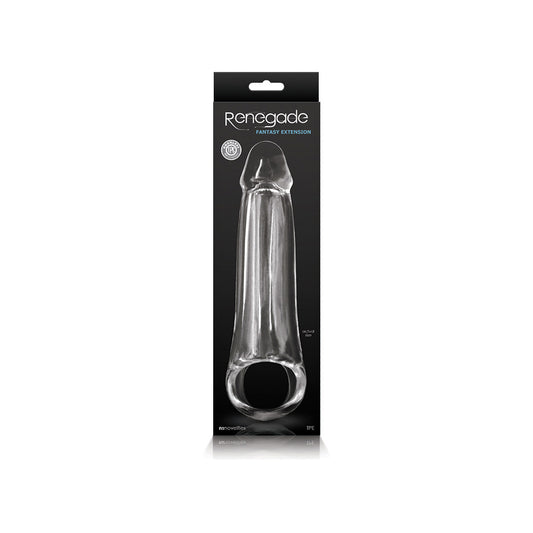 Renegade Fantasy Extension Lg Clear | 657447102905 | Available at EroticWarehouse.com