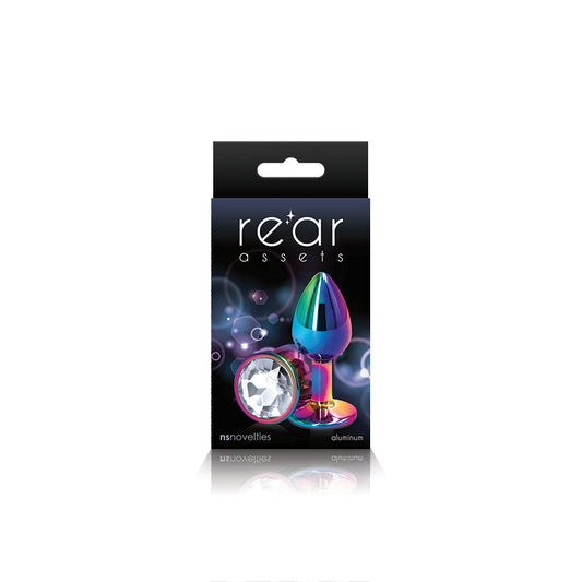 Rear Assets Mulitcolor Small Clear | 657447102943 | Available at EroticWarehouse.com