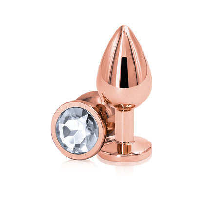 Rear Assets Rose Gold Medium Clear | 657447103032 | Available at EroticWarehouse.com