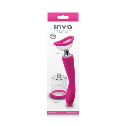 Inya Pump And Vibe Pink | 657447103414 | Available at EroticWarehouse.com