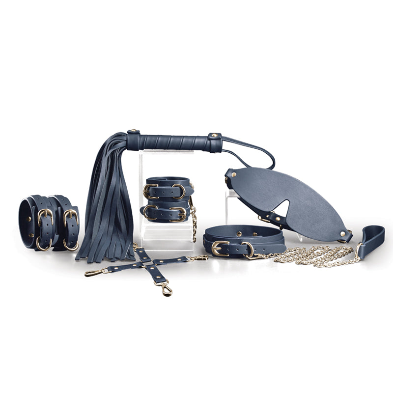 Bondage Couture 6 Piece Kit Blue | 657447103544 | Available at EroticWarehouse.com