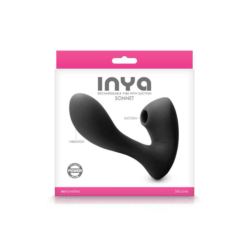 Inya Sonnet Black | 657447103858 | Available at EroticWarehouse.com