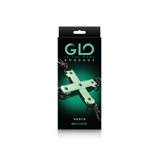 Glo Bondage Hog Tie Green | 657447104053 | Available at EroticWarehouse.com