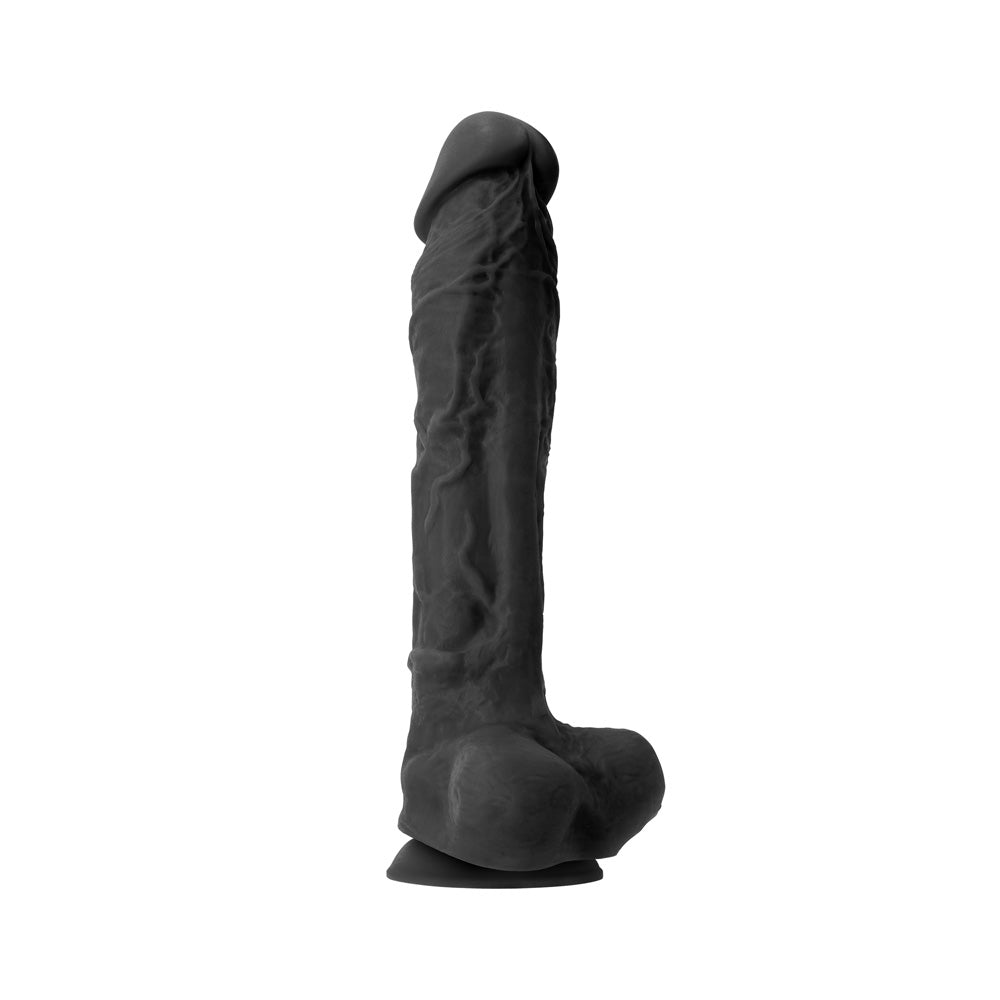 Colours Pleasures 10" Dildo Black | 657447104138 | Available at EroticWarehouse.com