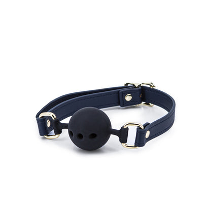 Bondage Couture Ball Gag Blue | 657447104169 | Available at EroticWarehouse.com
