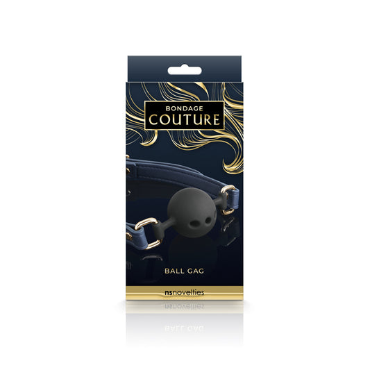 Bondage Couture Ball Gag Blue | 657447104169 | Available at EroticWarehouse.com