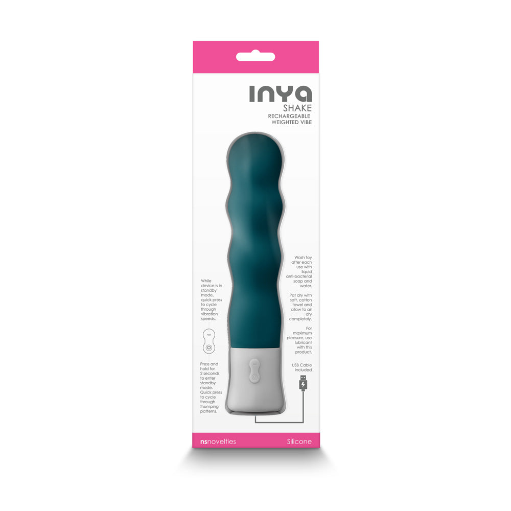 Inya Shake Dark Teal | 657447104442 | Available at EroticWarehouse.com