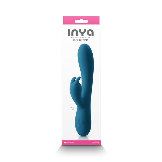 Inya Luv Bunny Dark Teal | 657447104473 | Available at EroticWarehouse.com