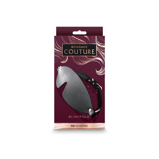 Bondage Couture Blind Fold Black | 657447104541 | Available at EroticWarehouse.com