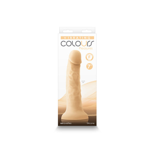 Colours Pleasures 7" Vibrating Dong White | 657447104886 | Available at EroticWarehouse.com