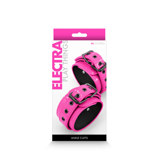 Electra Ankle Cuffs Pink | 657447105104 | Available at EroticWarehouse.com