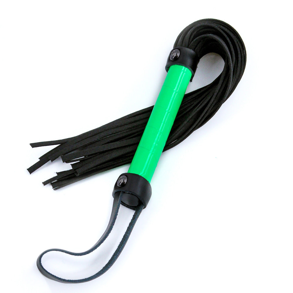 Electra Flogger Green | 657447105159 | Available at EroticWarehouse.com