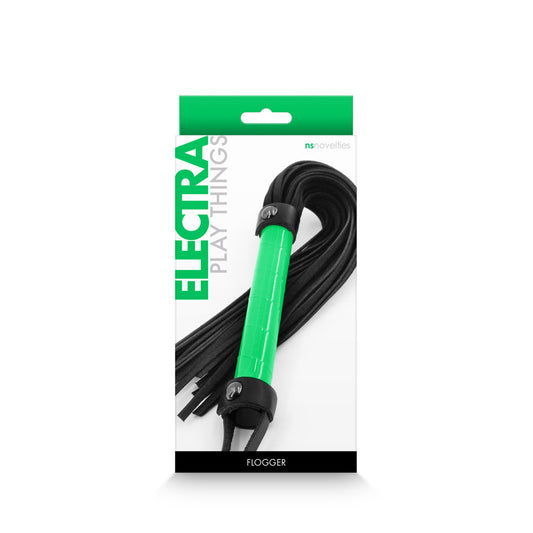 Electra Flogger Green | 657447105159 | Available at EroticWarehouse.com
