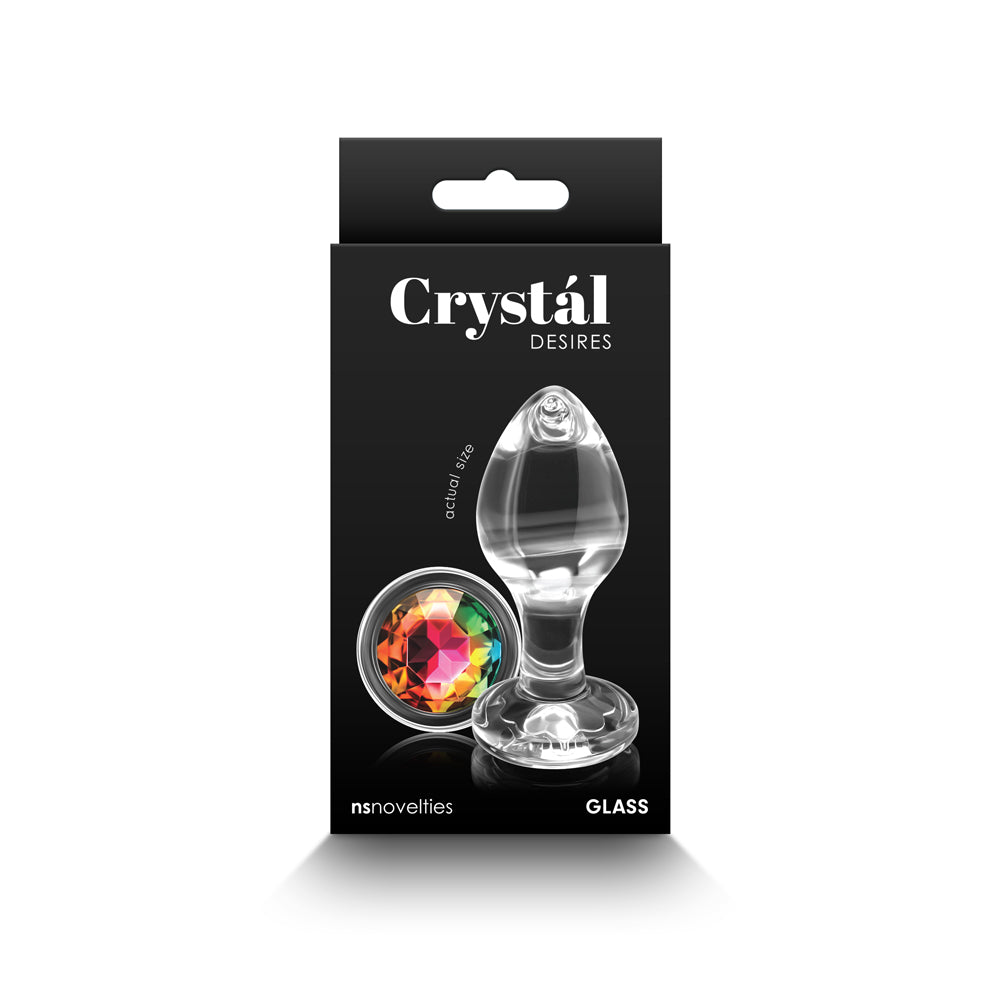 Crystal Desires Rainbow Gem Medium | 657447105982 | Available at EroticWarehouse.com