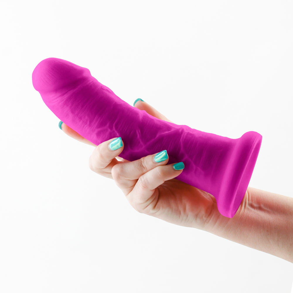 Colours Dual Density 7" Girth Dildo Purple | 657447106705 | Available at EroticWarehouse.com