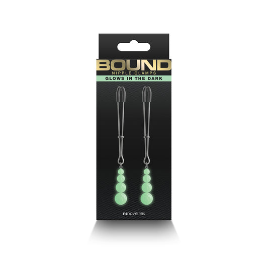 Bound Nipple Clamps G2 Gunmetal | 657447106774 | Available at EroticWarehouse.com