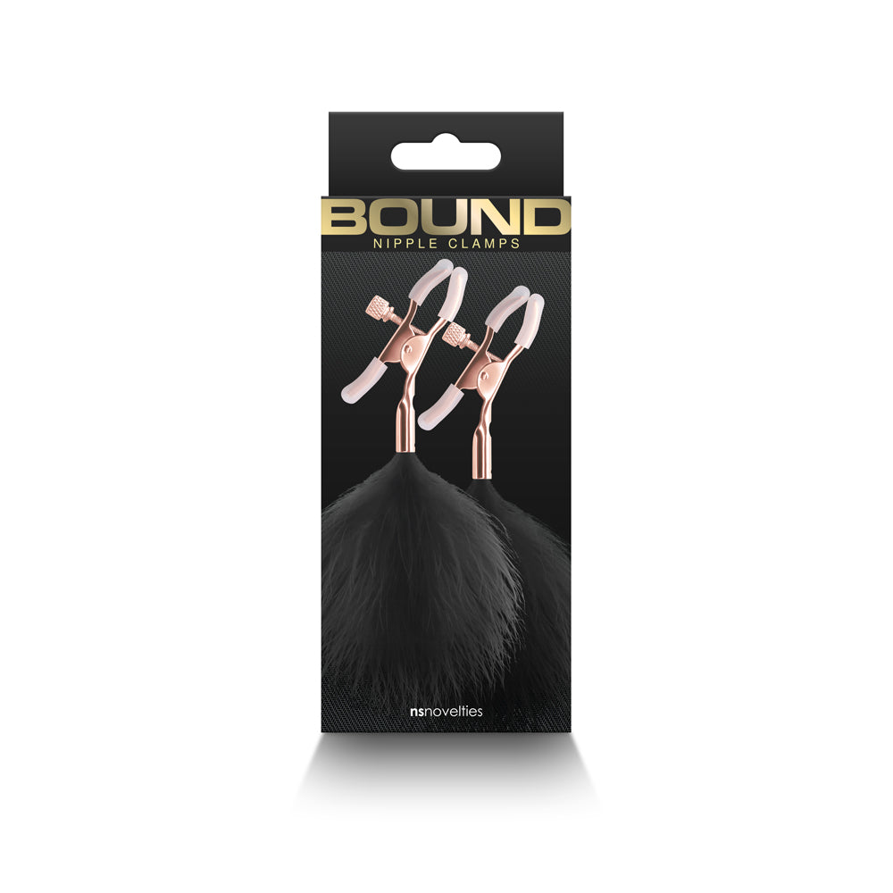 Bound Nipple Clamps F1 Black | 657447106828 | Available at EroticWarehouse.com