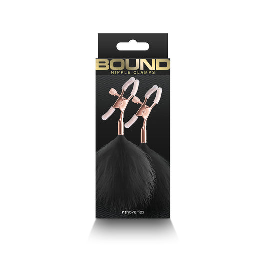 Bound Nipple Clamps F1 Black | 657447106828 | Available at EroticWarehouse.com