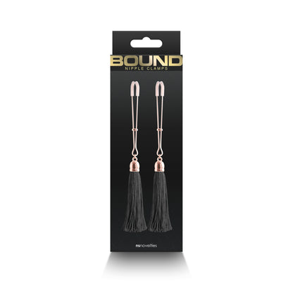 Bound Nipple Clamps T1 Black | 657447106835 | Available at EroticWarehouse.com