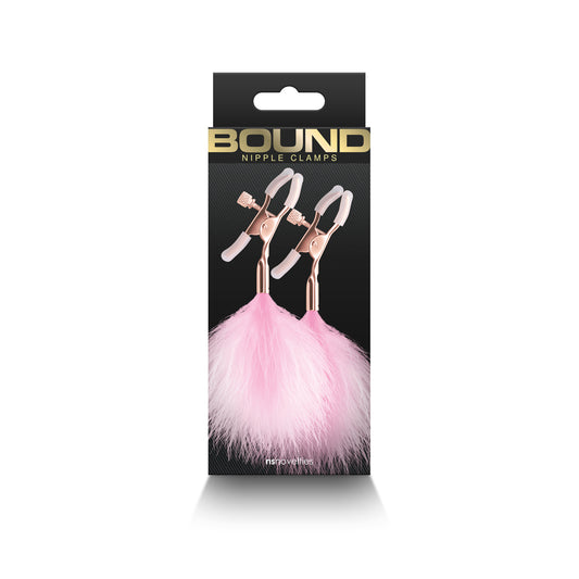 Bound Nipple Clamps F1 Pink | 657447106842 | Available at EroticWarehouse.com
