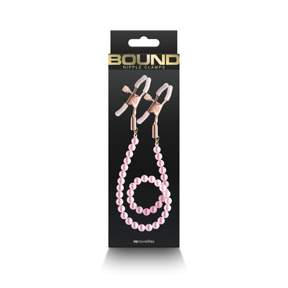 Bound Nipple Clamps Dc1 Pink | 657447106880 | Available at EroticWarehouse.com
