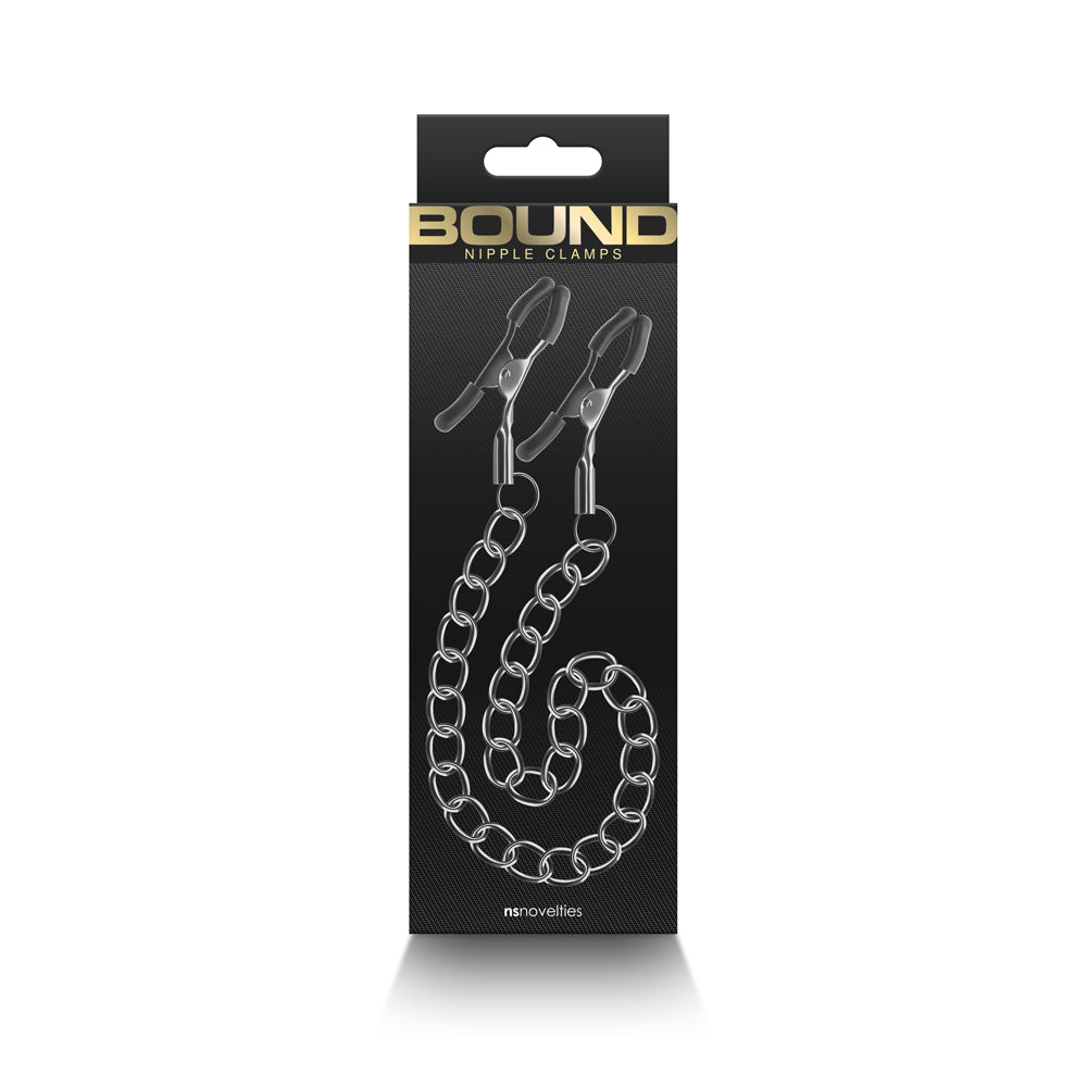 Bound Nipple Clamps Dc2 Gunmetal | 657447106903 | Available at EroticWarehouse.com