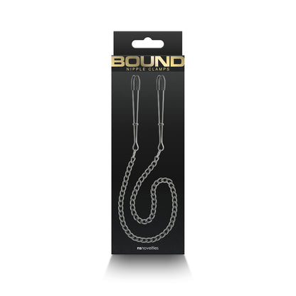 Bound Nipple Clamps Dc3 Gunmetal | 657447106927 | Available at EroticWarehouse.com