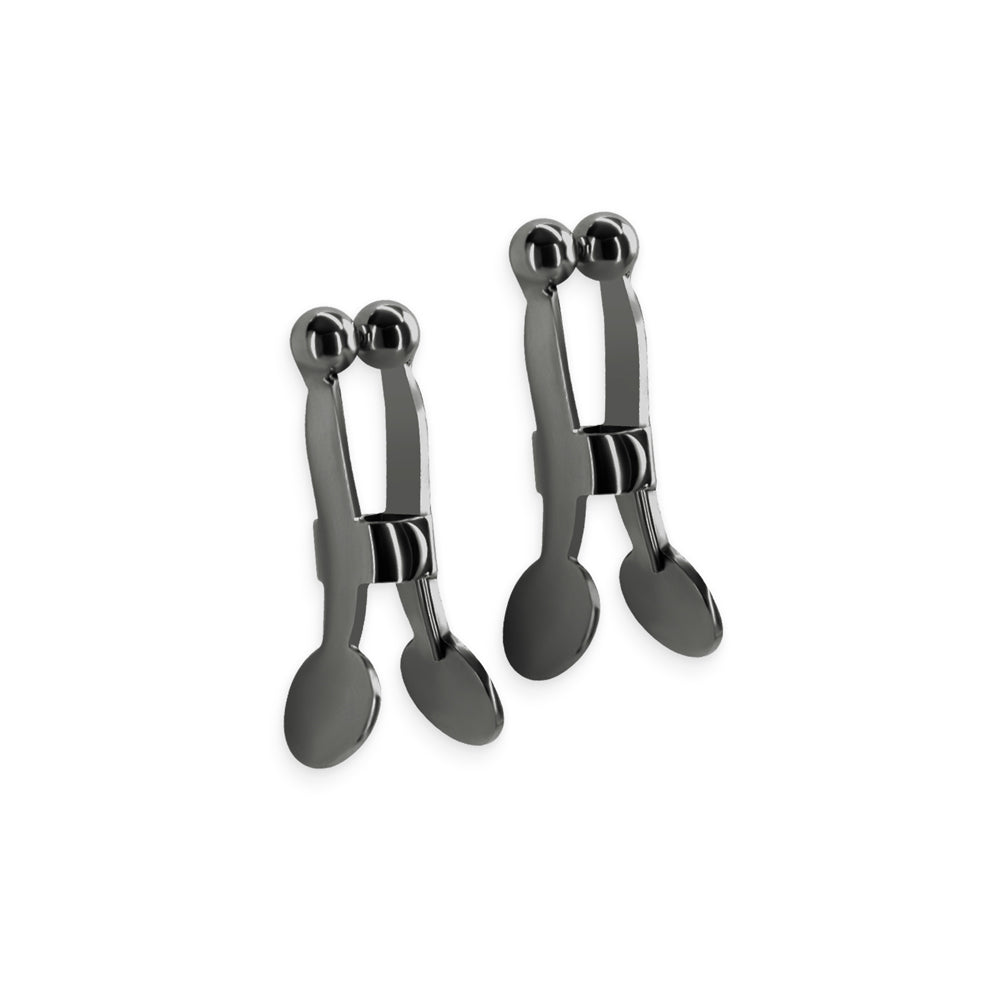 Bound Nipple Clamps C1 Gunmetal | 657447106941 | Available at EroticWarehouse.com