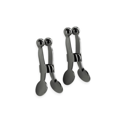 Bound Nipple Clamps C1 Gunmetal | 657447106941 | Available at EroticWarehouse.com