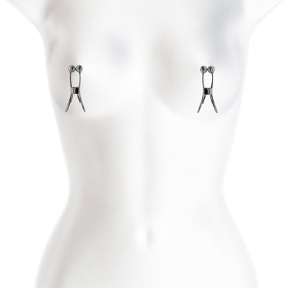 Bound Nipple Clamps C1 Gunmetal | 657447106941 | Available at EroticWarehouse.com