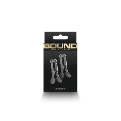 Bound Nipple Clamps C1 Gunmetal | 657447106941 | Available at EroticWarehouse.com