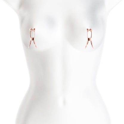 Bound Nipple Clamps C1 Rose Gold | 657447106958 | Available at EroticWarehouse.com