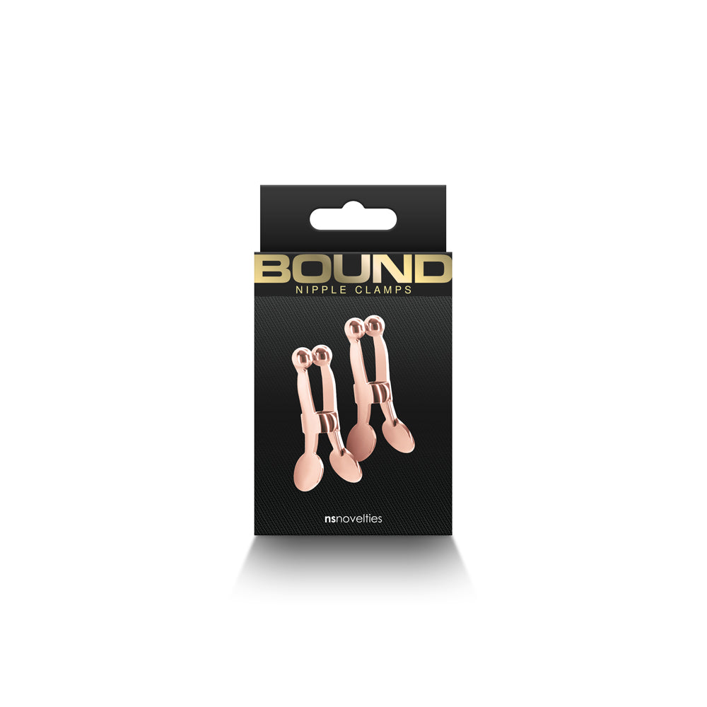 Bound Nipple Clamps C1 Rose Gold | 657447106958 | Available at EroticWarehouse.com