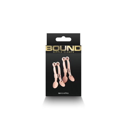 Bound Nipple Clamps C1 Rose Gold | 657447106958 | Available at EroticWarehouse.com