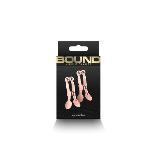 Bound Nipple Clamps C1 Rose Gold | 657447106958 | Available at EroticWarehouse.com