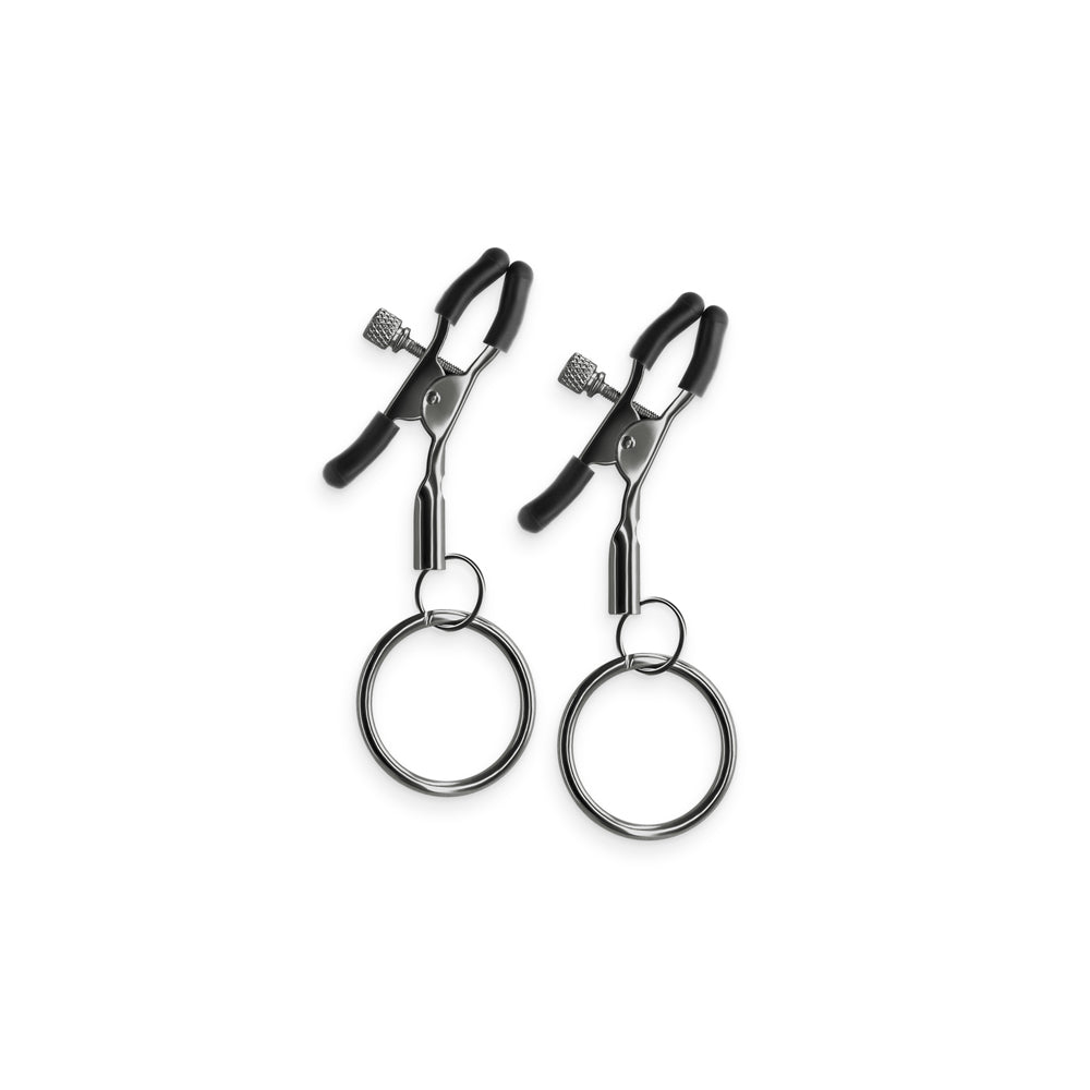 Bound Nipple Clamps C2 Gunmetal | 657447106965 | Available at EroticWarehouse.com