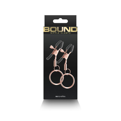 Bound Nipple Clamps C2- Rose Gold | 657447106972 | Available at EroticWarehouse.com