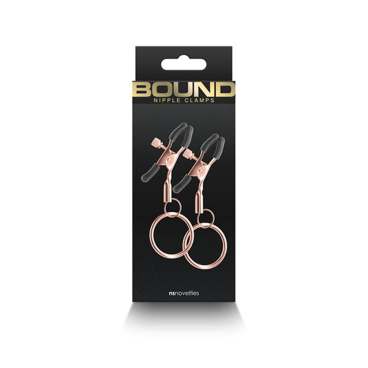 Bound Nipple Clamps C2- Rose Gold | 657447106972 | Available at EroticWarehouse.com