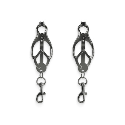 Bound Nipple Clamps C3 Gunmetal | 657447106989 | Available at EroticWarehouse.com