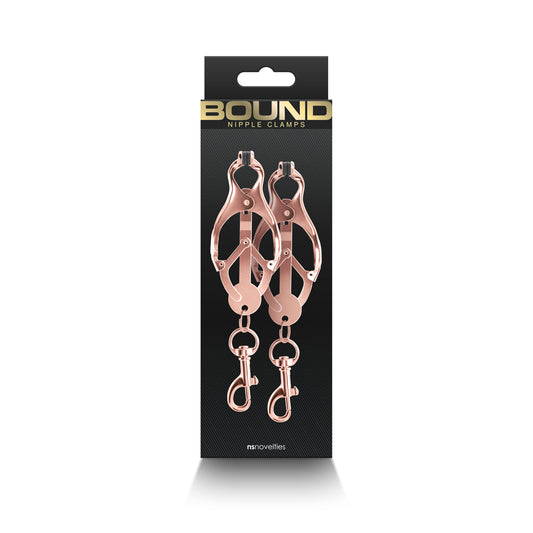 Bound Nipple Clamps C3 Rose Gold | 657447106996 | Available at EroticWarehouse.com