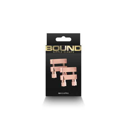 Bound Nipple Clamps V1 Rose Gold | 657447107016 | Available at EroticWarehouse.com