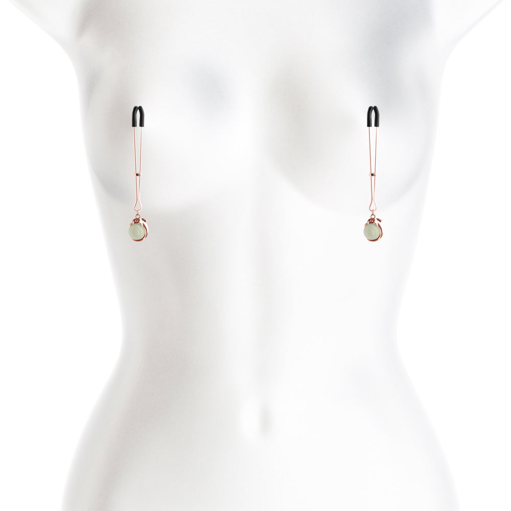 Bound Nipple Clamps G1 Rose Gold | 657447107191 | Available at EroticWarehouse.com