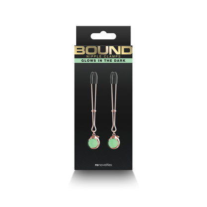 Bound Nipple Clamps G1 Rose Gold | 657447107191 | Available at EroticWarehouse.com