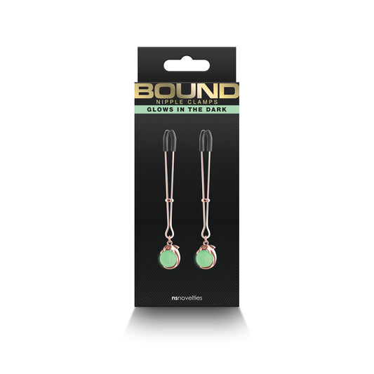 Bound Nipple Clamps G1 Rose Gold | 657447107191 | Available at EroticWarehouse.com