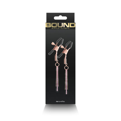 Bound Nipple Clamps D3 Rose Gold | 657447107269 | Available at EroticWarehouse.com