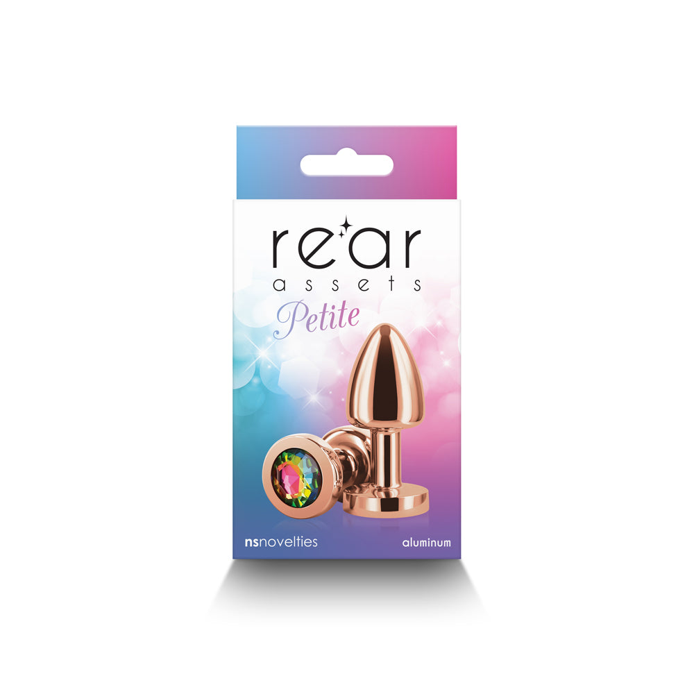 Rear Assets Petite Rose Gold Rainbow | 657447107481 | Available at EroticWarehouse.com