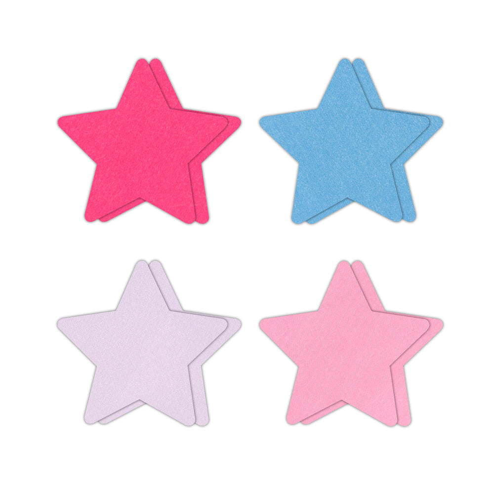 Pretty Pasties Star Ii Assorted 4 Pair | 657447107870 | Available at EroticWarehouse.com